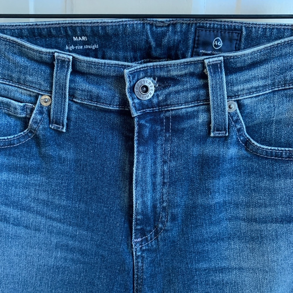 AG Adriano Goldschmied Mari High-Rise Straight Jeans Size 25 - Picture 5 of 5